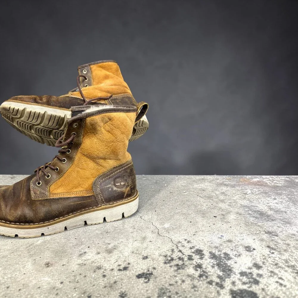 Timberland SensorFlex Men’s Leather & Suede Boots size 9 (A2)